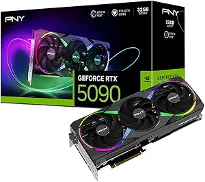 PNY NVIDIA GeForce RTX™ 5090 Epic-X™ ARGB OC Triple Fan, Graphics Card