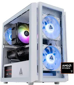 ABS Flux Ruby Gaming PC - Windows 11 - AMD Ryzen 7 7800X3D - Radeon RX 9070 XT - DLSS 4 - AI-Powered Performance - 32GB DDR5 6400MHz - 2TB M.2 NVMe SSD - FR7800X3D9070XT