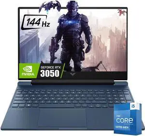 HP Victus Gaming Laptop, 15.6" 144Hz FHD LED Display, 8-Core Intel Core i5-12450H, 16GB RAM 1TB SSD, NVIDIA GeForce RTX 3050, Backlit KB, SD Card Reader, WiFi 6, Win11 Home