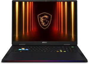 MSI - 18" GeForce RTX 5080 Laptop GPU - Intel Core Ultra 9 285HX - 64GB DDR5 6400MHz Memory - 4 TB SSD - Wi-Fi 7 Windows 11 Home Gaming Laptop - 120 Hz Mini LED (Raider 18 HX AI A2XWIG-014US )
