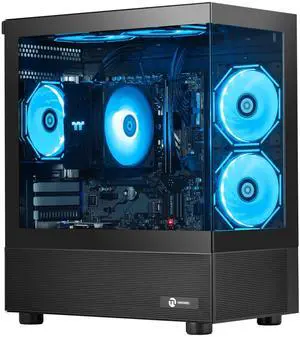 Ningmei Gaming PC Desktop computer, AMD Ryzen 7 5700G 8 core 3.8GHz (up to 4.6GHz),  16GB DDR4 RAM 3200MHz, 1TB NVME SSD, 550W PSU, Game Design Office Platform, Wi-Fi, Windows 11 Tower Prebuilt PC