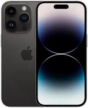 RefurbishedApple iPhone 14 Pro Max 128GB Fully Unlocked Verizon T-Mobile AT&T 5G (2022) - Black - Very Good Condition