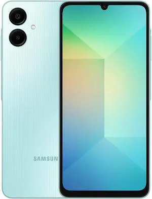 Samsung Galaxy A06 A065M 64GB Dual-SIM GSM Unlocked Android Smartphone - Light Green (Latin America Version)