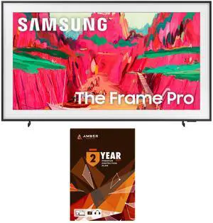 Samsung QN65LS03FWFXZA 65 Inch The Frame Wireless 4K Neo QLED TV with 2 Year Amber Protection Plan (2025)