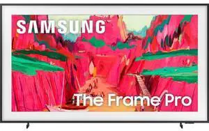 Samsung The Frame Pro LS03FW Neo QLED 4K 65-Inch Smart TV in Black - QN65LS03FWFXZA