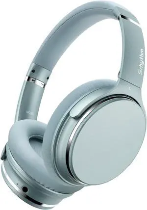 Srhythm NC25 Active Noise Cancelling Headphones Bluetooth 5.3,ANC Stereo Headset Over-Ear with Hi-Fi,Mic,50H Playtime,Voice Assistant,Low Latency Game Mode